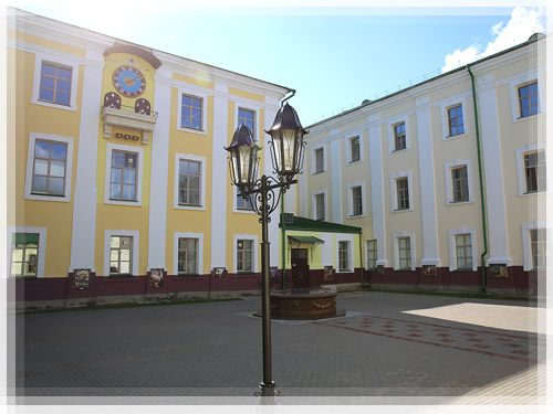 Внутренний дворик Полоцкого коллегиума