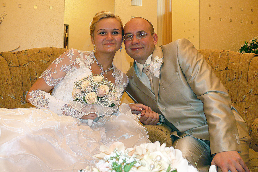 А.А. Козлов с супругой Ольгой