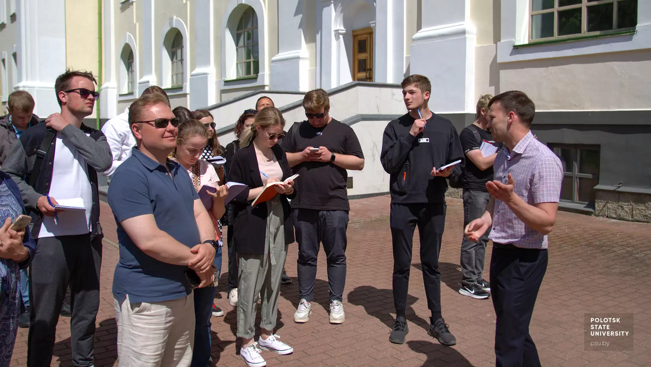 Студенты и преподаватели МГУ им. М.В. Ломоносова в Полоцком коллегиуме