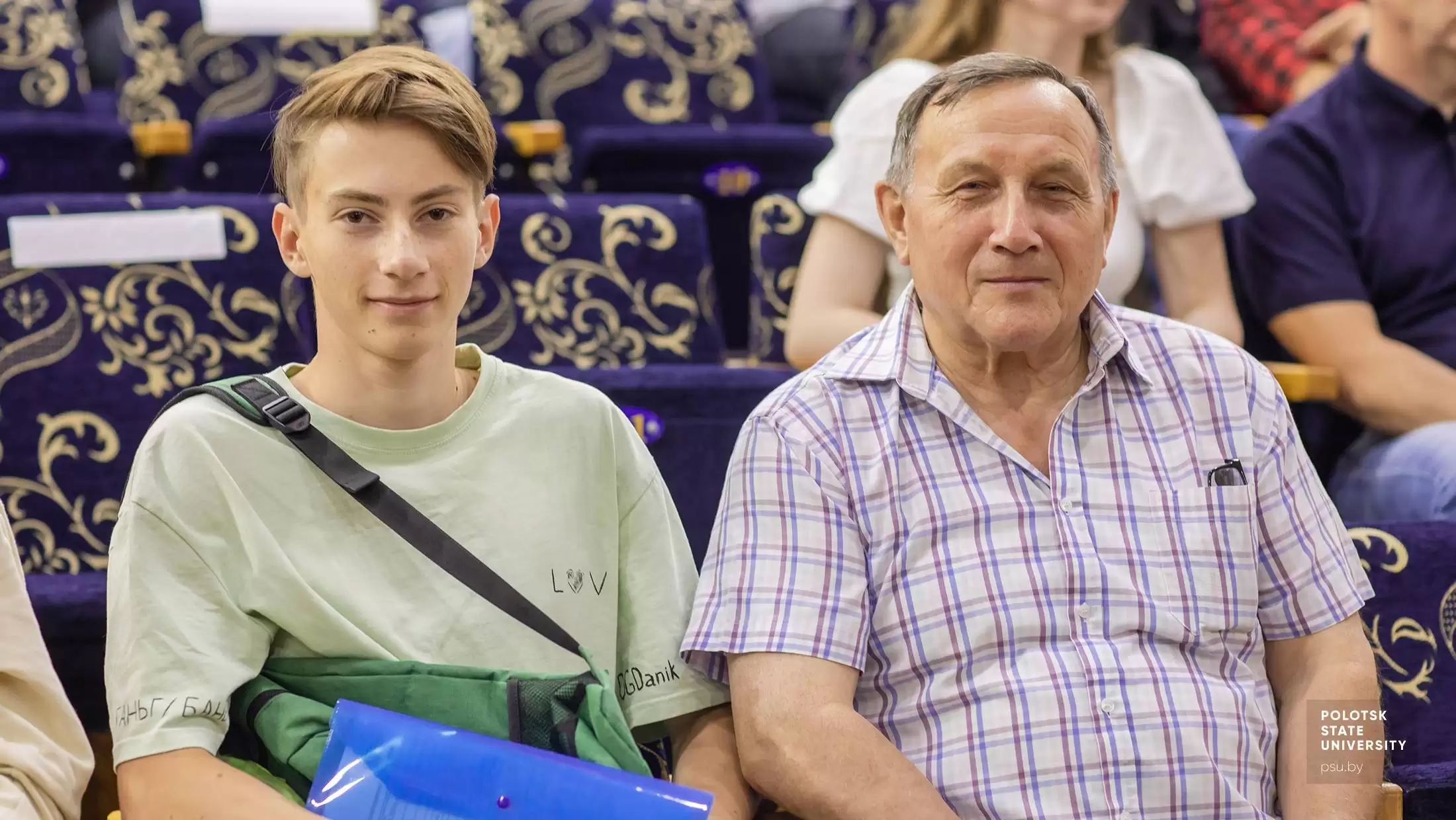 Данила с дедушкой Владимиром