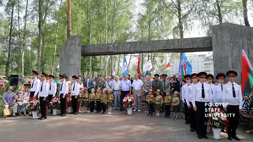 Торжественная церемония в мемориальном комплексе «Звезда»