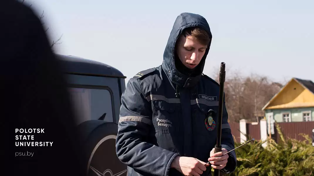Показательные выступления сотрудников Витебской таможни