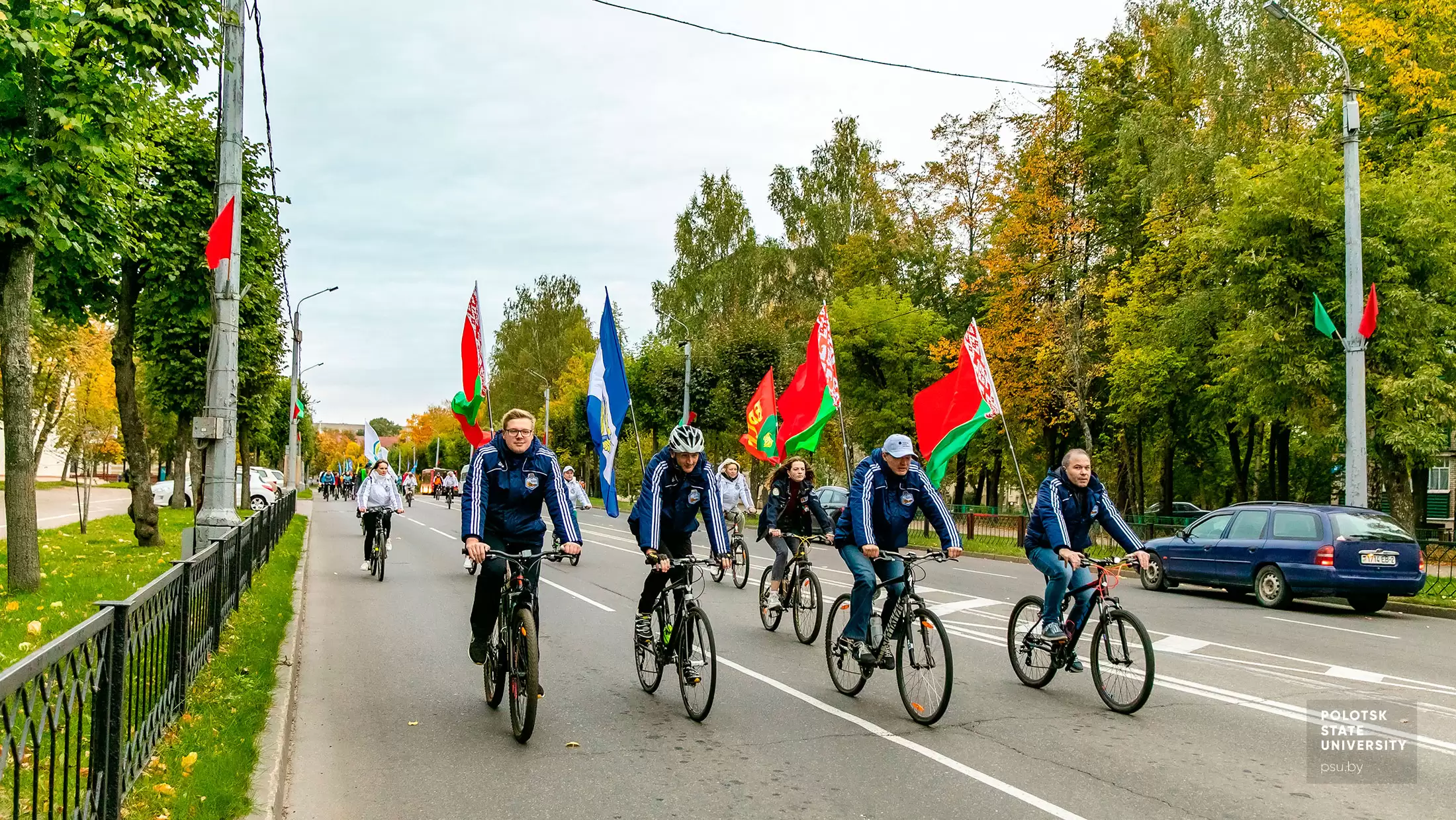 Прохождение маршрута велопробега