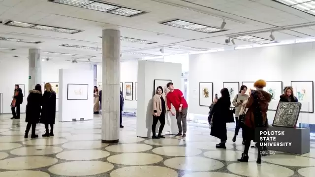 Студенты ПГУ на выставке