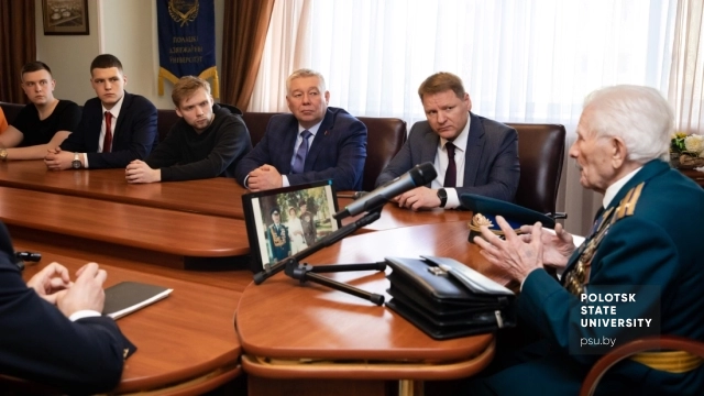 Встреча с ветераном Великой Отечественной войны Романом Романовичем Прибыщуком