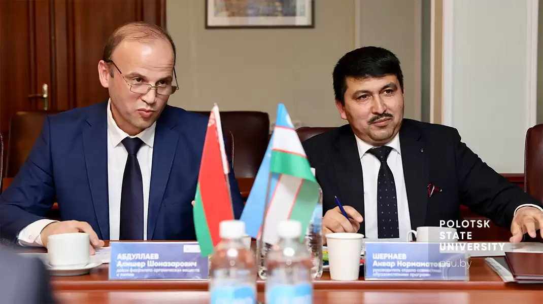 The delegation of Tashkent Chemical-Technological Institute (photo 2)