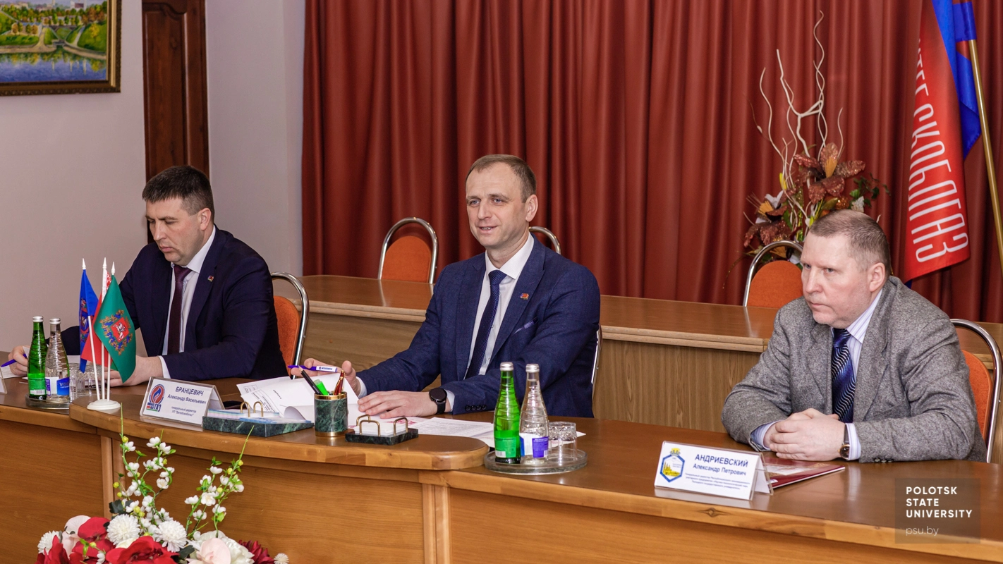 Сустрэча з кіраўніцтвам прадпрыемства