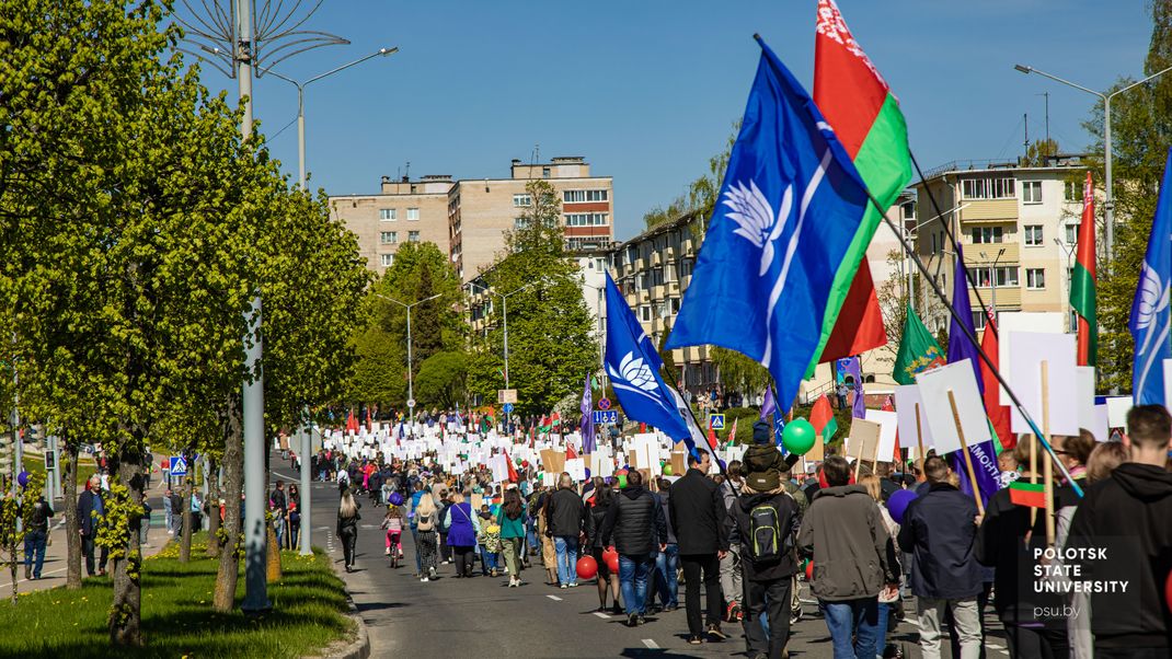 Шествие в честь праздника Великой Победы