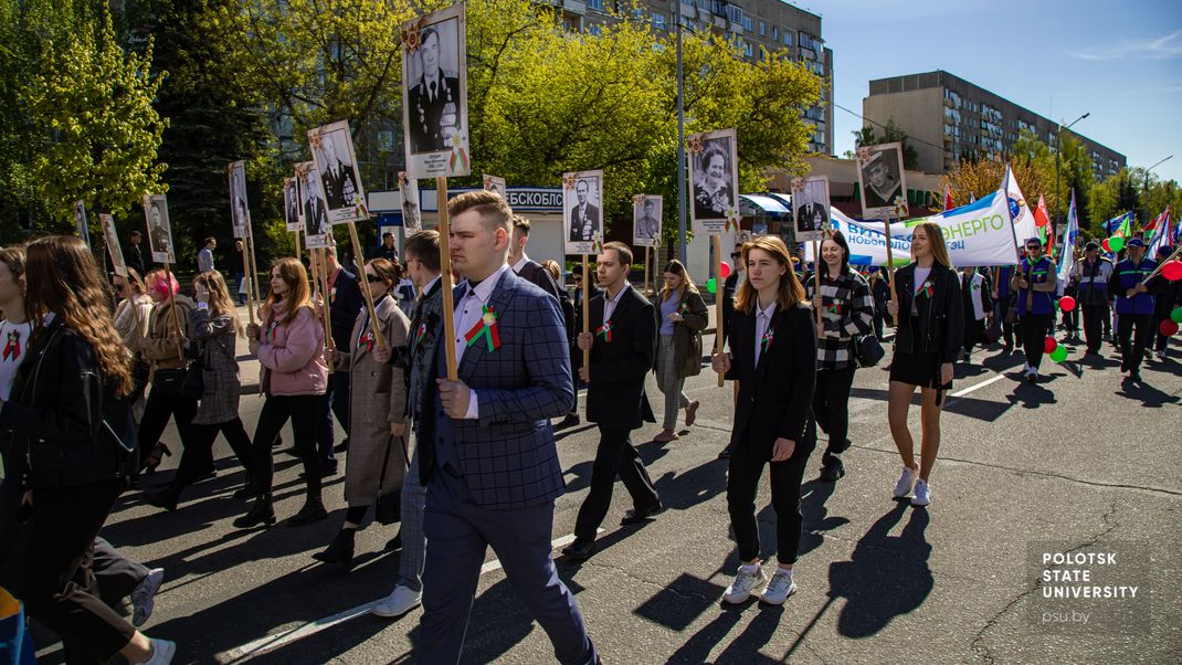 Шествие в честь праздника Великой Победы
