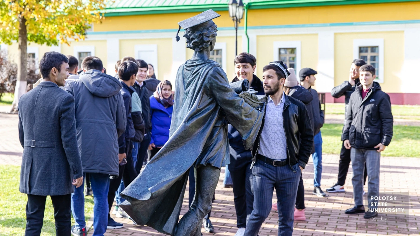 A solemn registration ceremony of students