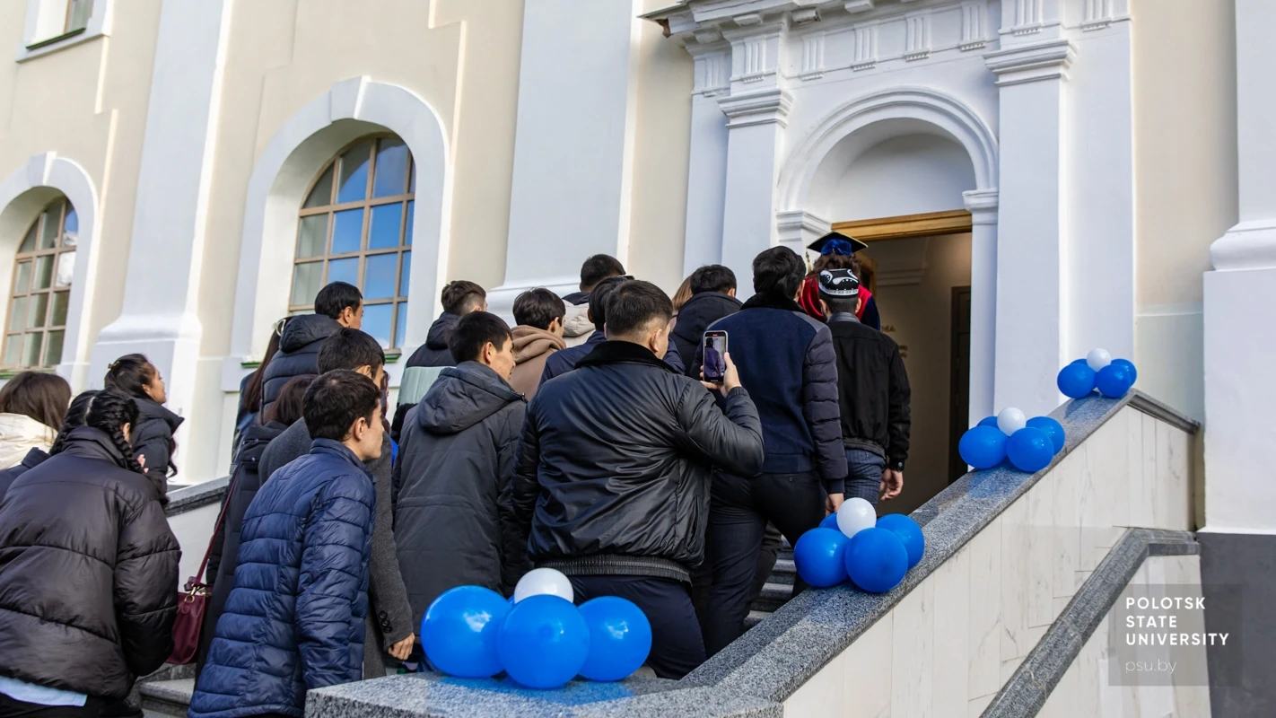 A solemn registration ceremony of students
