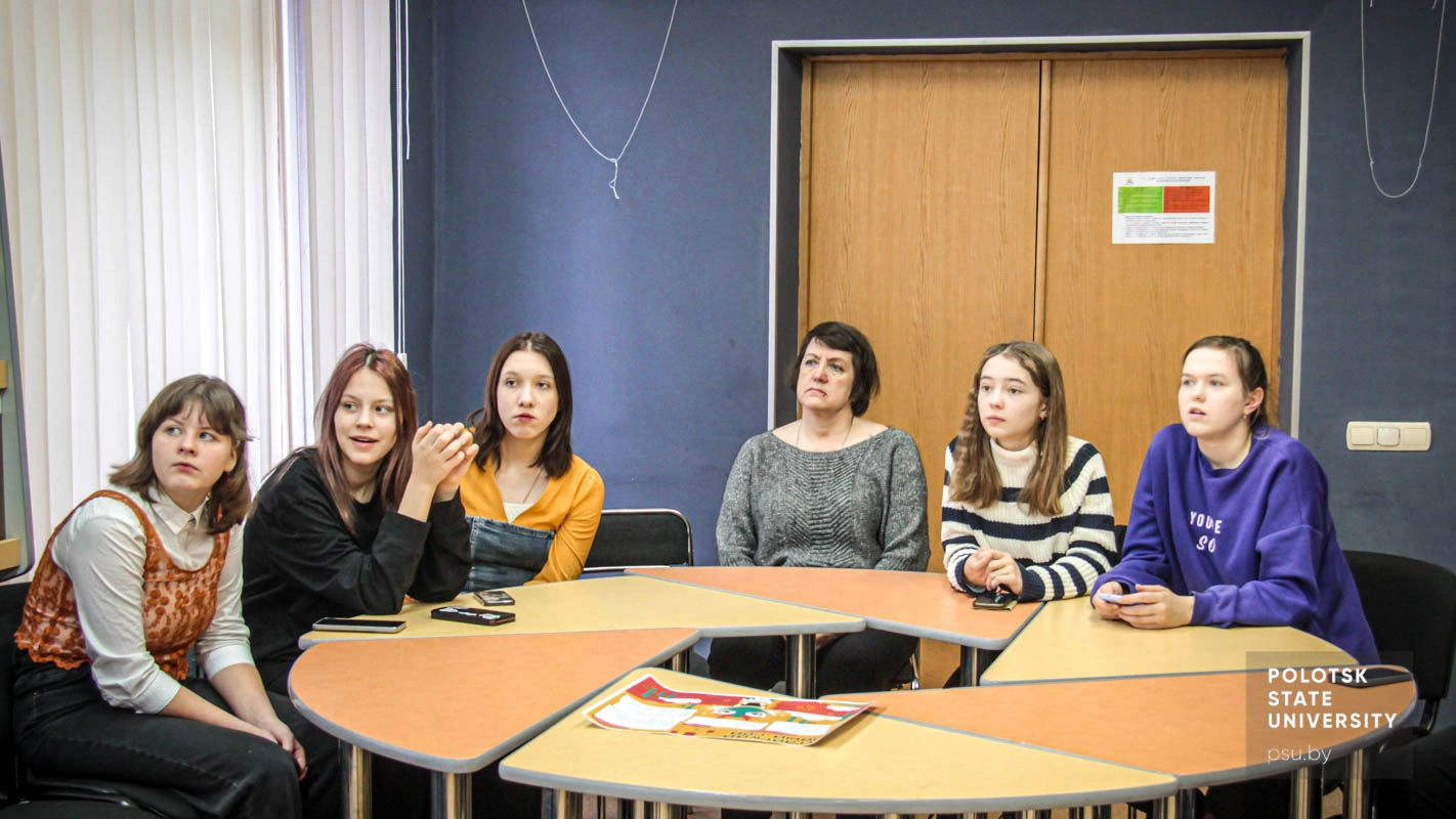 Meeting with students of Gymnasium No. 1
