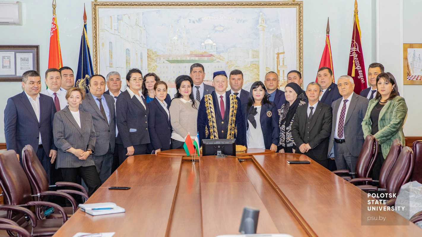 Meeting of lecturers from Uzbekistan with the rector
