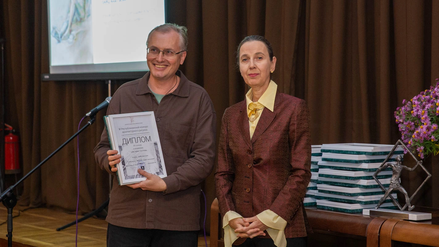 Андрей Анатольевич Пискун на награждении