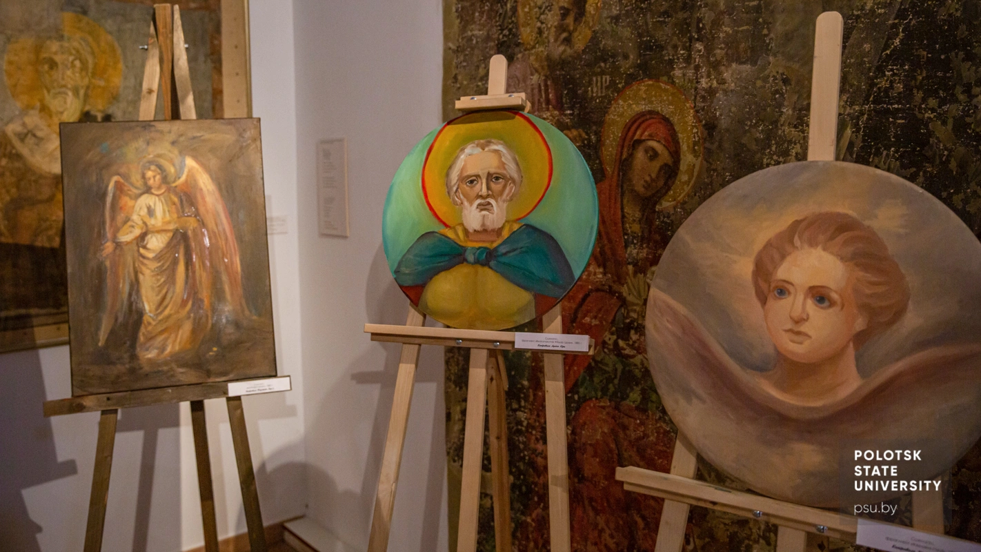 Копіі карцін, выкананыя студэнтамі