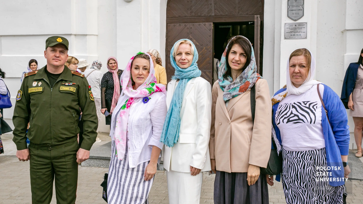 Прадстаўнікі Полацкага ўніверсітэта