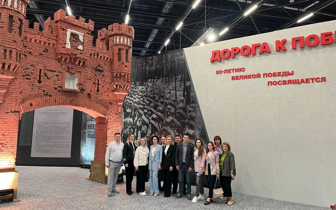 Делегация Полоцкого университета в выставочном центре BELEXPO