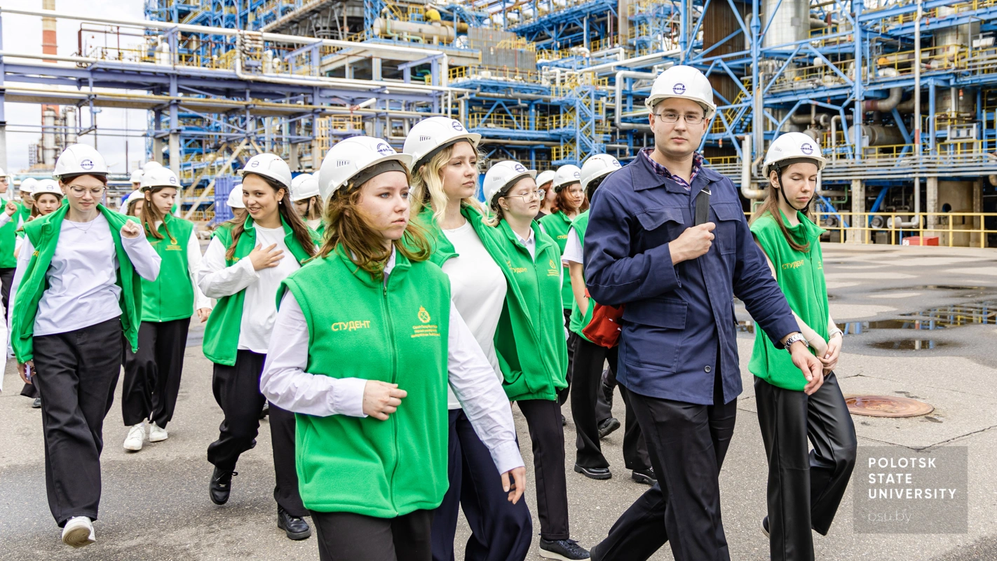 Студенты Санкт-Петербургского горного университета на ОАО «Нафтан»
