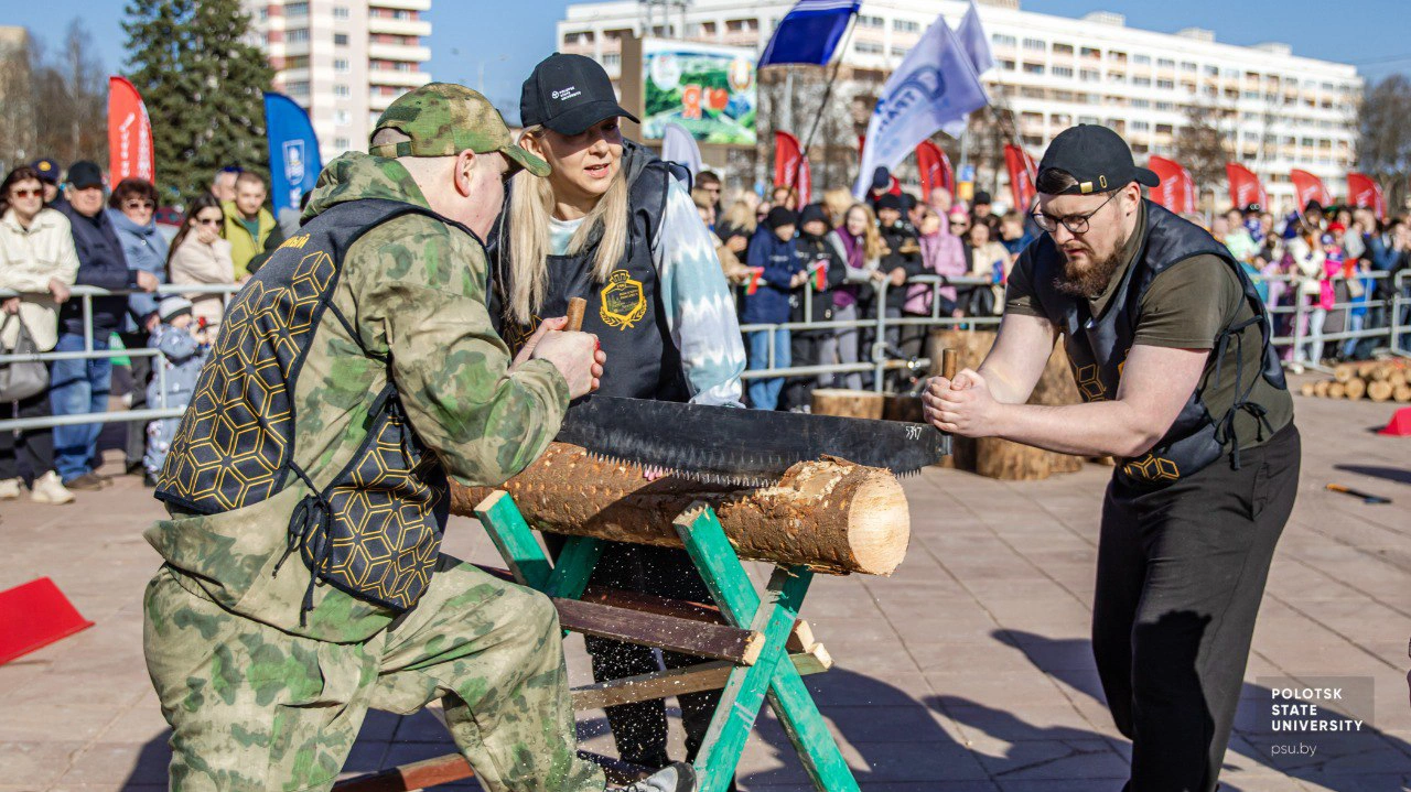 Спаборніцтвы па рубцы дроў «Рабі, як Бацька!»