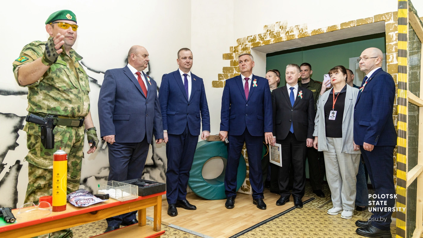 Адкрыццё Цэнтра ваенна-патрыятычнага выхавання і фізічнай культуры дзяцей і моладзі