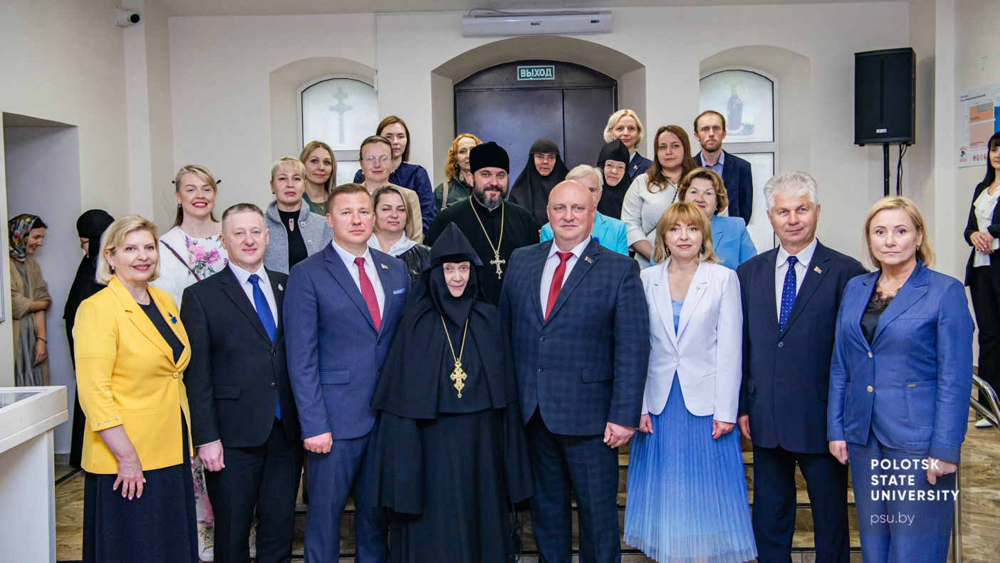 Участники церемонии открытия музея Спасо-Евфросиниевского монастыря