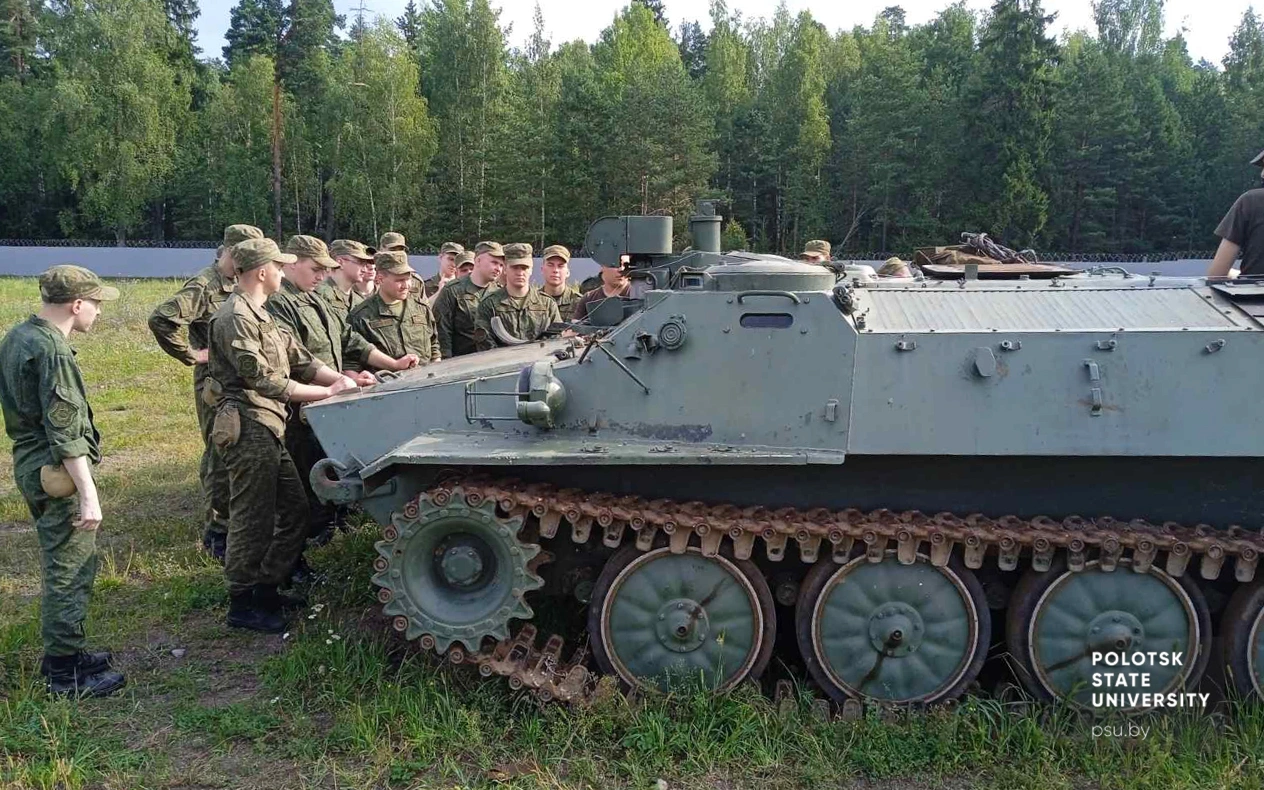 Cтуденты военной кафедры Полоцкого университета Cтуденты военной кафедры Полоцкого университета