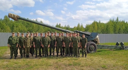 На военной кафедре проходит итоговая войсковая практика 