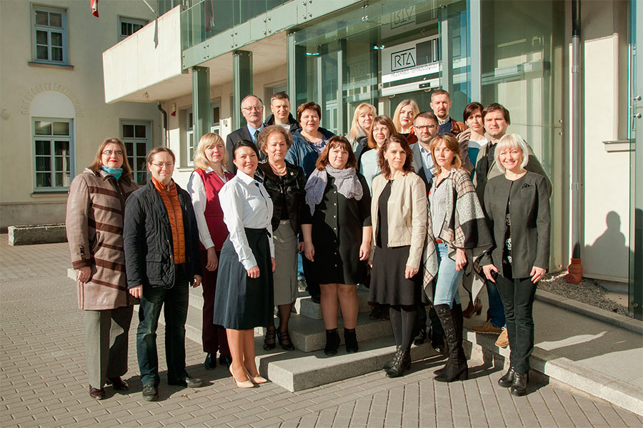Project participants at the Rezekne Academy of Technologies (Latvia) Project participants