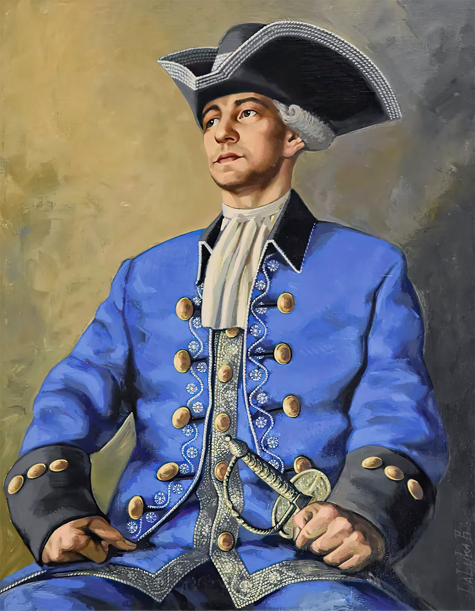 “Police Rank of the Vitebsk Governorate of the 18th Century” Painting by artist Boris Lalyko “Police Rank of the Vitebsk Governorate of the 18th Century” Painting by artist Boris Lalyko