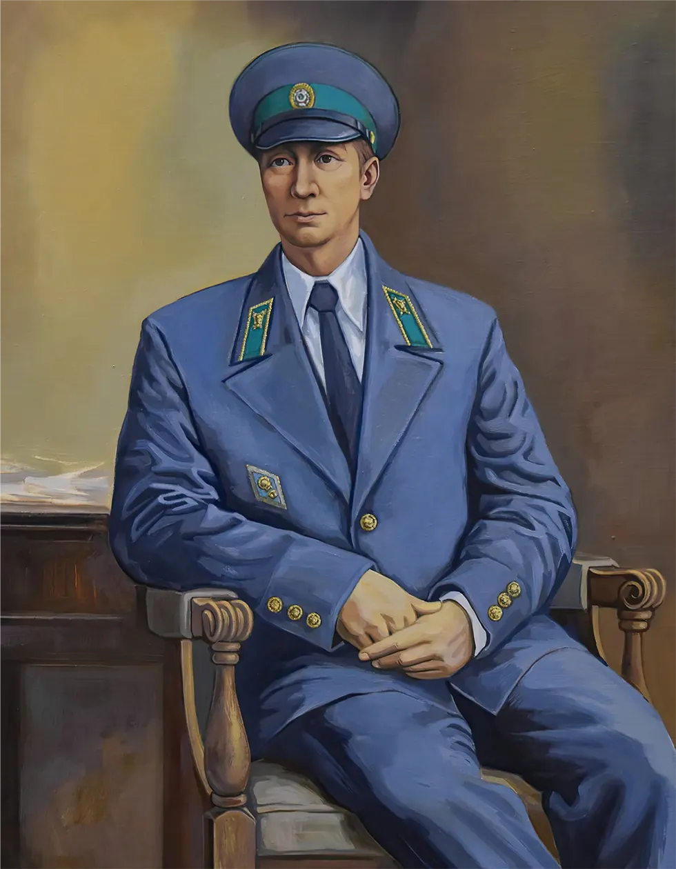 “Soviet Judicial Executor” Painting by artist Boris Lalyko “Soviet Judicial Executor” Painting by artist Boris Lalyko