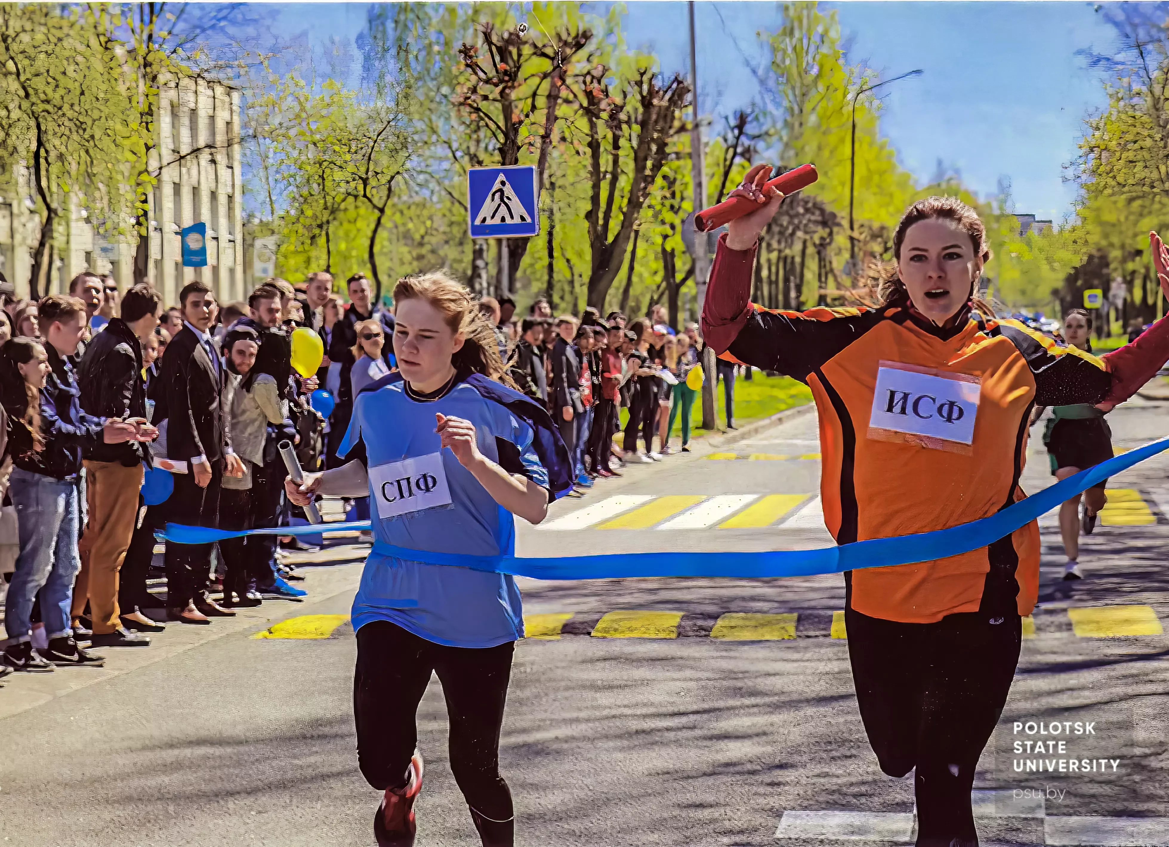 Победа Инженерно-строительного факультета в забеге, посвященному Дню университета