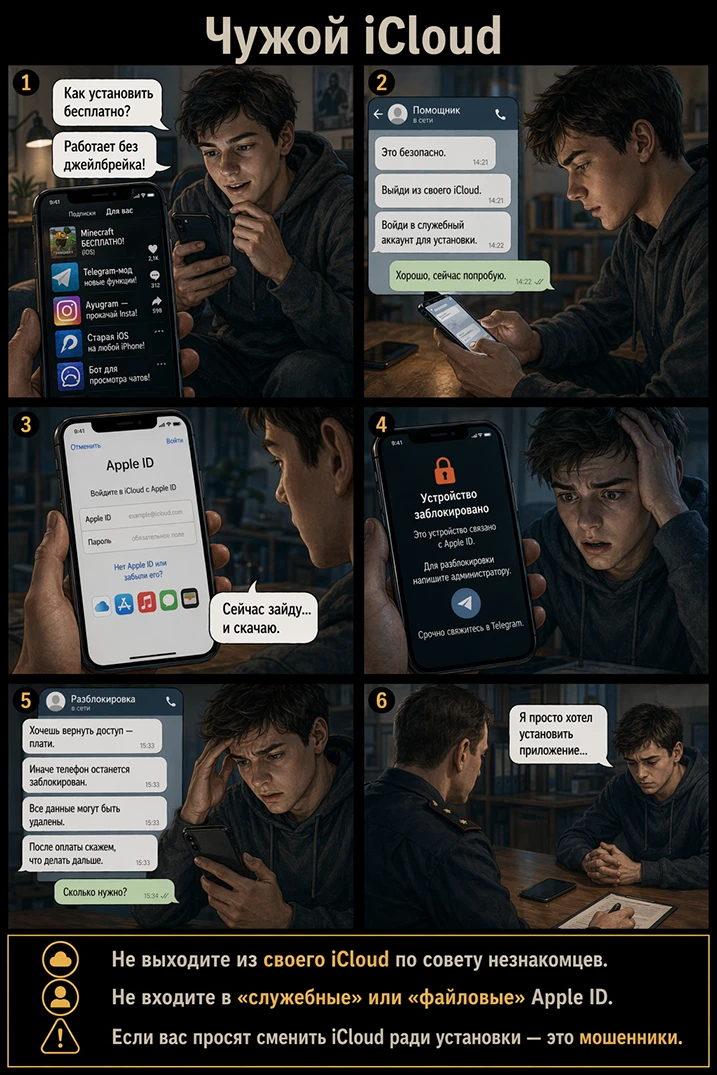 Чужой iCloud