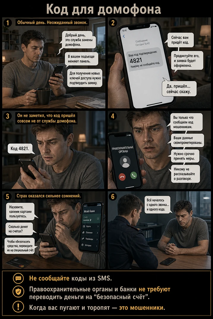 Код от домофона