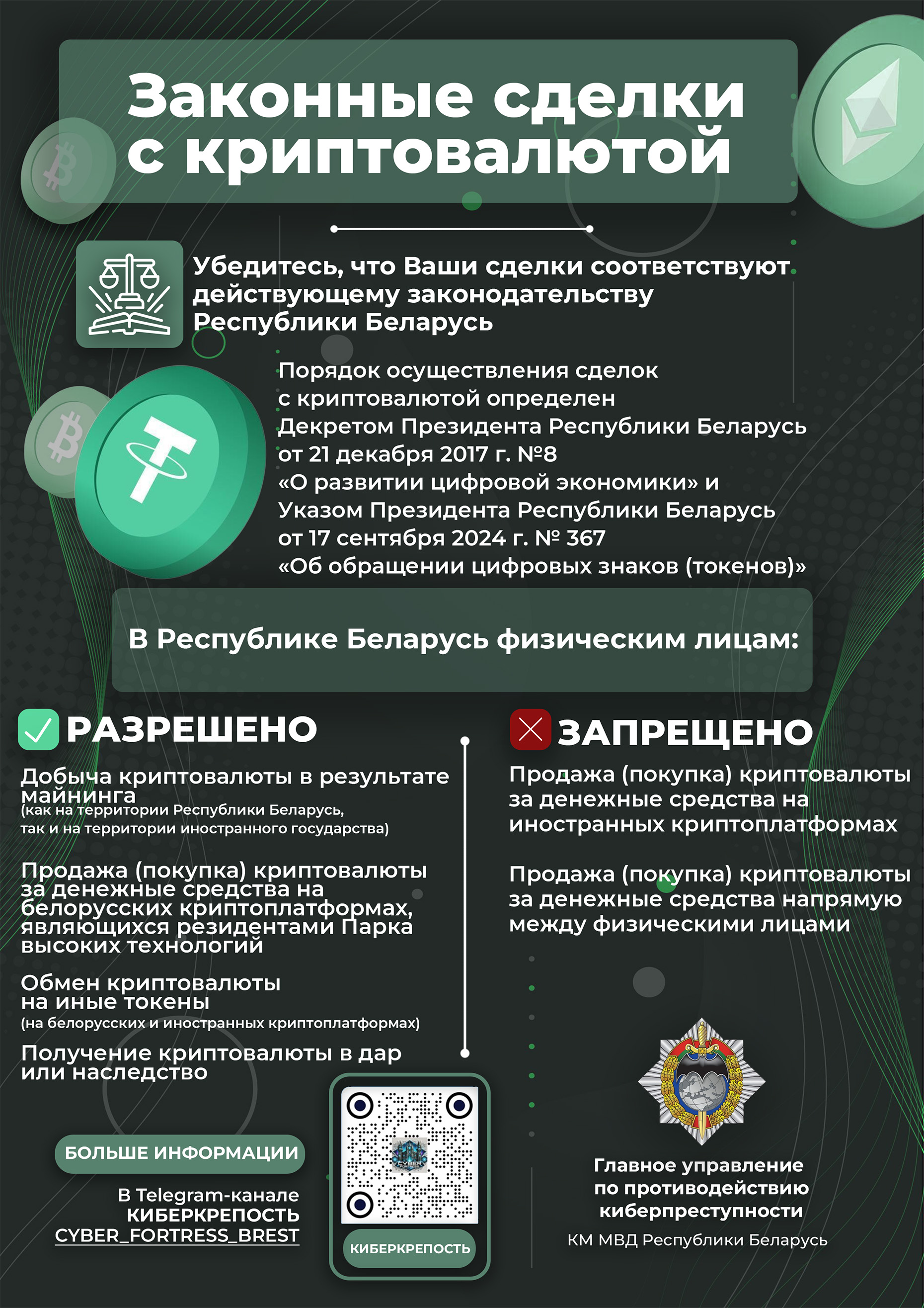 Сделки с криптовалютой