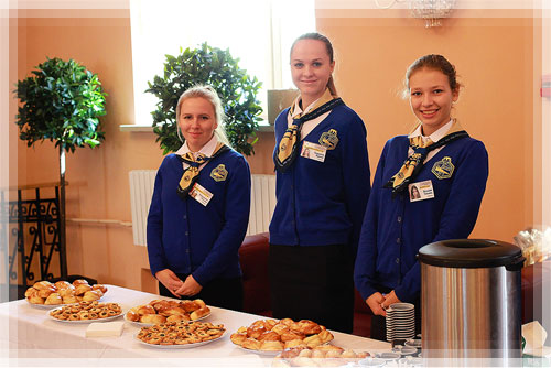 The coffee-break at Polotsk College The coffee-break