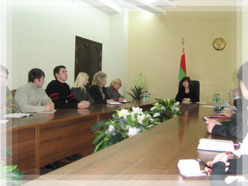 Встреча «Школы лидера» с председателем исполкома - Н.И. Кочанова