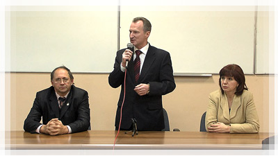 Визит председателя Витебского облисполкома - Встреча со студентами