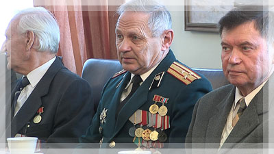 Чествование ветеранов Вооруженных Сил, которые несли воинскую службу более 20 лет Чествование ветеранов Вооруженных Сил в Полоцком университете