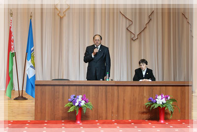 День университета - 2011: Награждение Нагрудным знаком, Почетной грамотой и грамотой ПГУ
