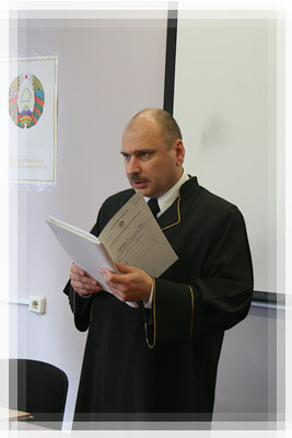 Выездное заседание Хозяйственного суда Витебской области - Эрик Михайлович Багдасаров