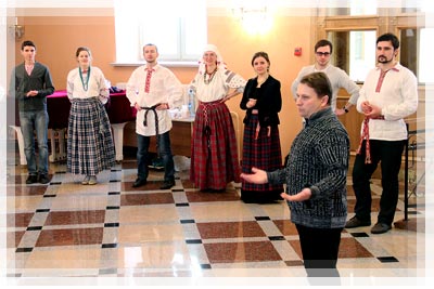 Сяргей Выскварка - кіраўнік узорнага фальклёрнага калектыву “Верабейкі” Сяргей Выскварка
