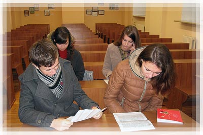Удзельнікі «Школы юнага гісторыка», вучні 10 класа