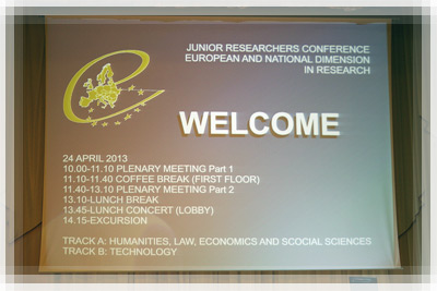 Конференция «Европейский и национальный контексты в научных исследованиях»