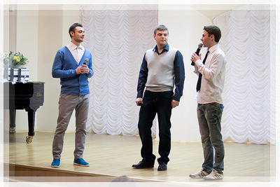 Краса Полоцкого коллегиума 2013: Максим Волков, Сергей Резанов, Андрей Высоцкий Максим Волков, Сергей Резанов, Андрей Высоцкий