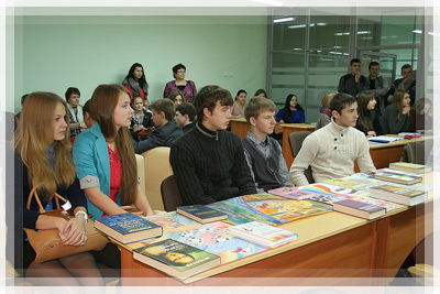 СПФ встречал гостей - Делегация старшеклассников Россонского района