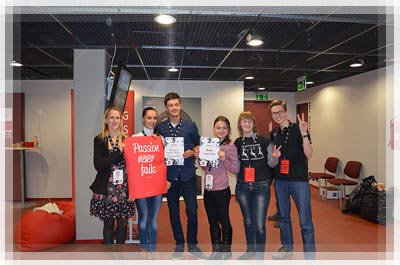 Ознакомительный визит в Таллиннский технологический университет - Участники проекта Garage48 Визит в Таллиннский университет - Участники проекта Garage48