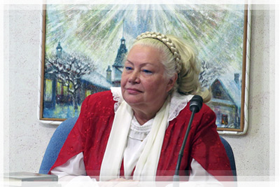 Визит членов союза писателей Беларуси - Тамара Краснова-Гусаченко