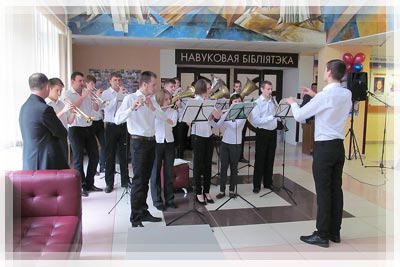 Novopolotsk State Musical College brass band Novopolotsk State Musical College band