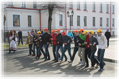 Весну-красну встречали в Полоцком государственном университете