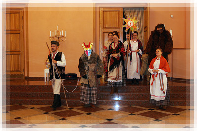 Участники фольклорной группы «Варган»